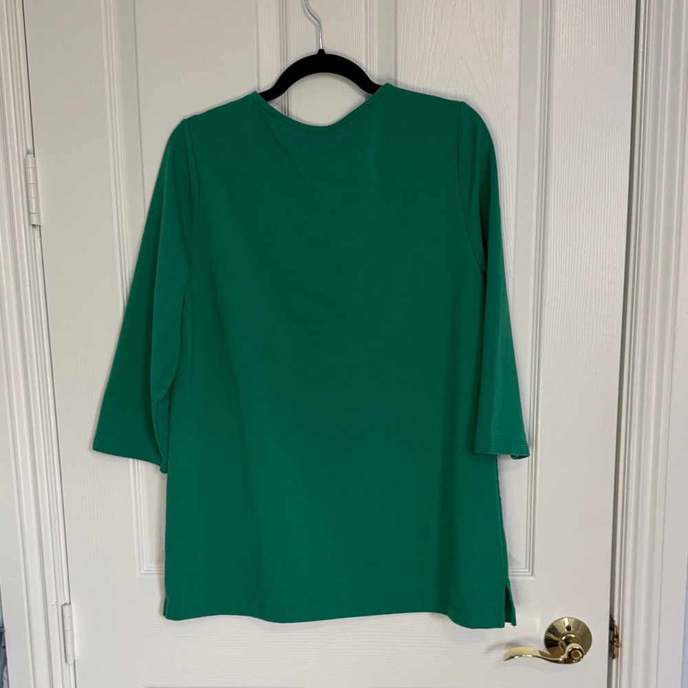 Appleseed's Green Tunic with White Trim - Picture 3 of 9